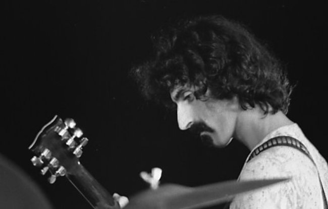 Frank Zappa on stage