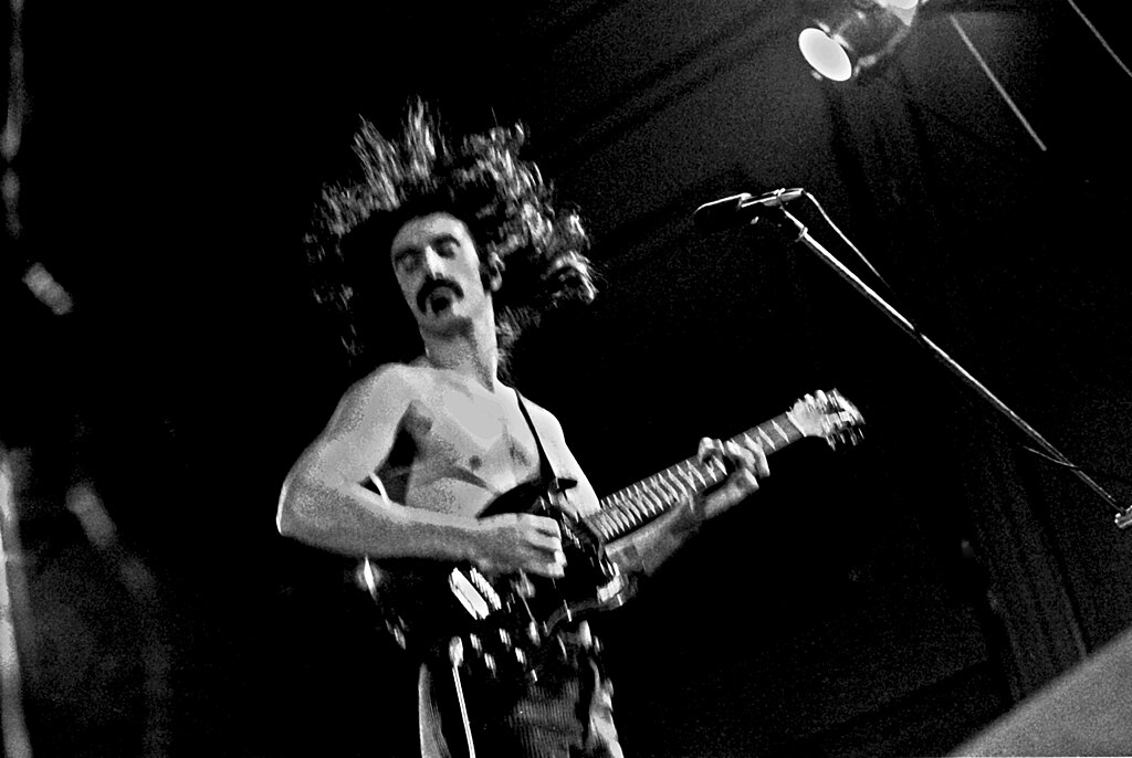Frank Zappa on stage