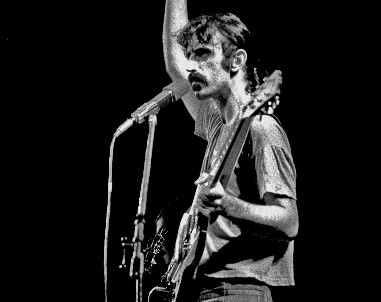 Frank Zappa Giving The Finger