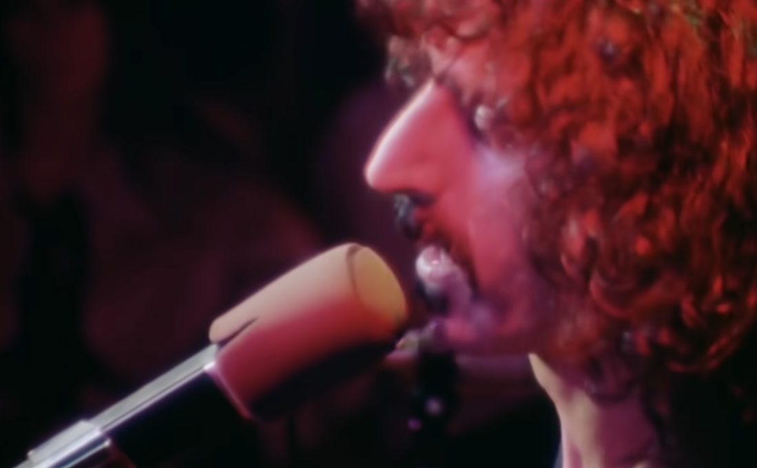 Frank Zappa closeup shot