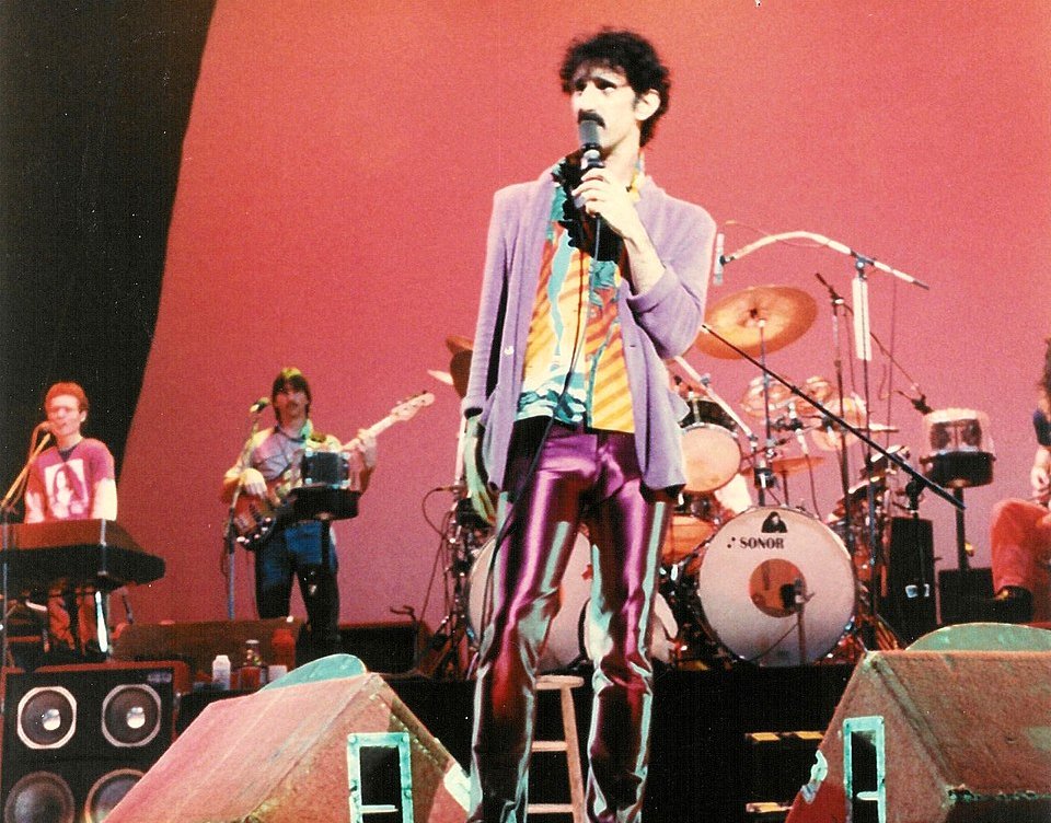 Frank Zappa on stage