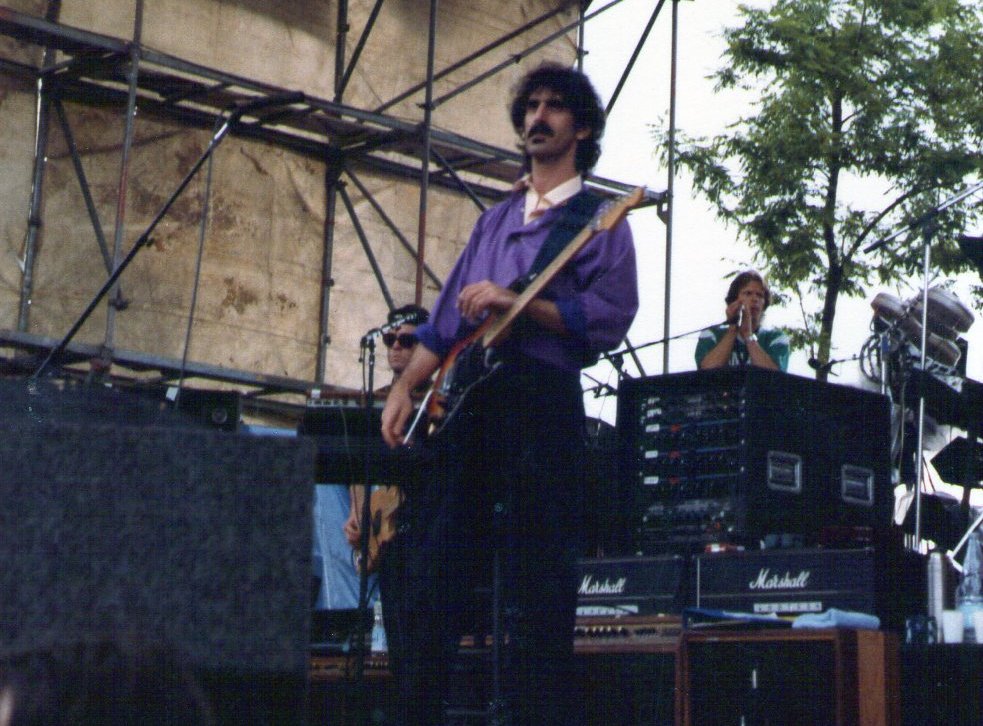 Frank Zappa on stage