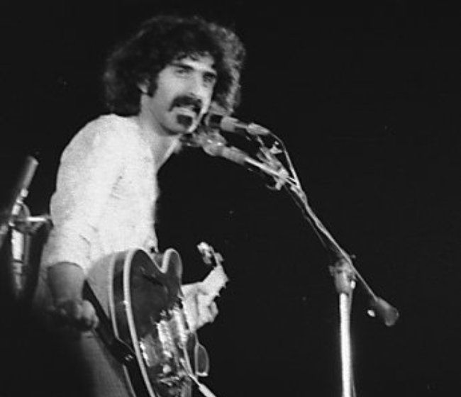 Frank Zappa on stage