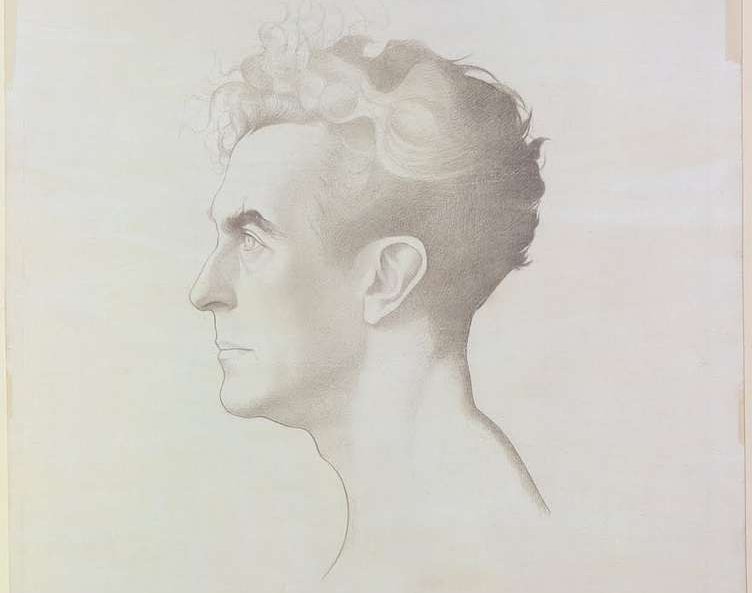 Portrait of composer Edgard Varèse by Joseph Stella