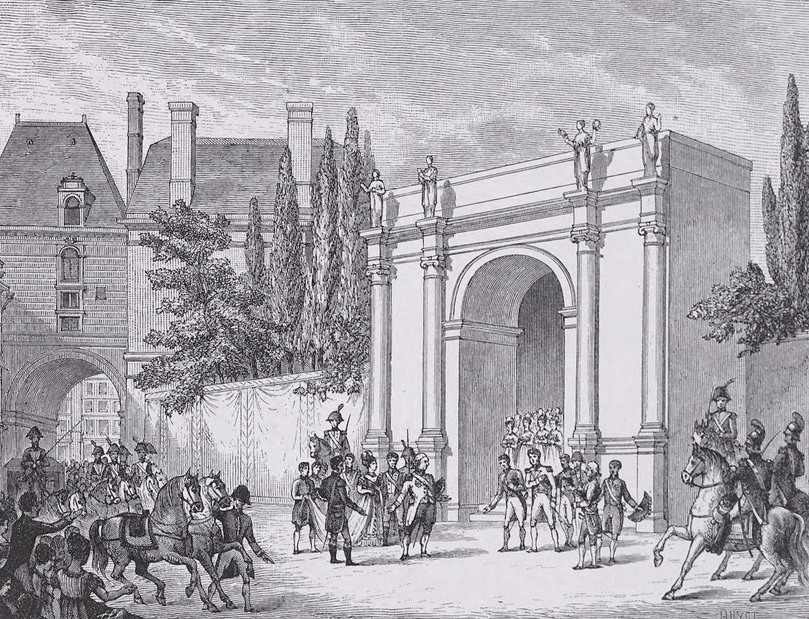 Louis XVIII at the Hôtel de Ville