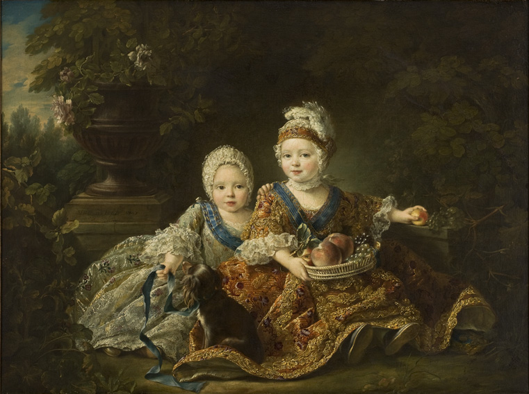 Louis XVIII and his brother as children