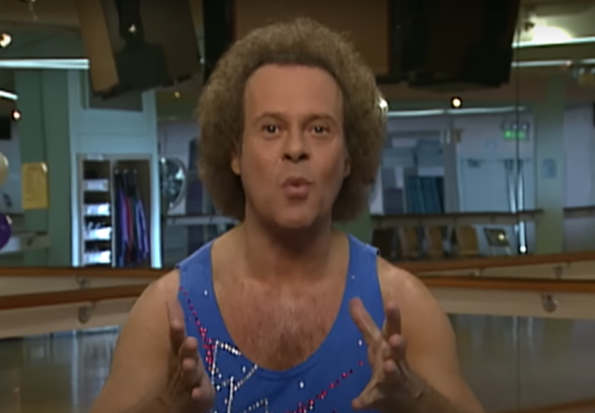 Screenshot of the video From the archives: Richard Simmons' advice on exercise
