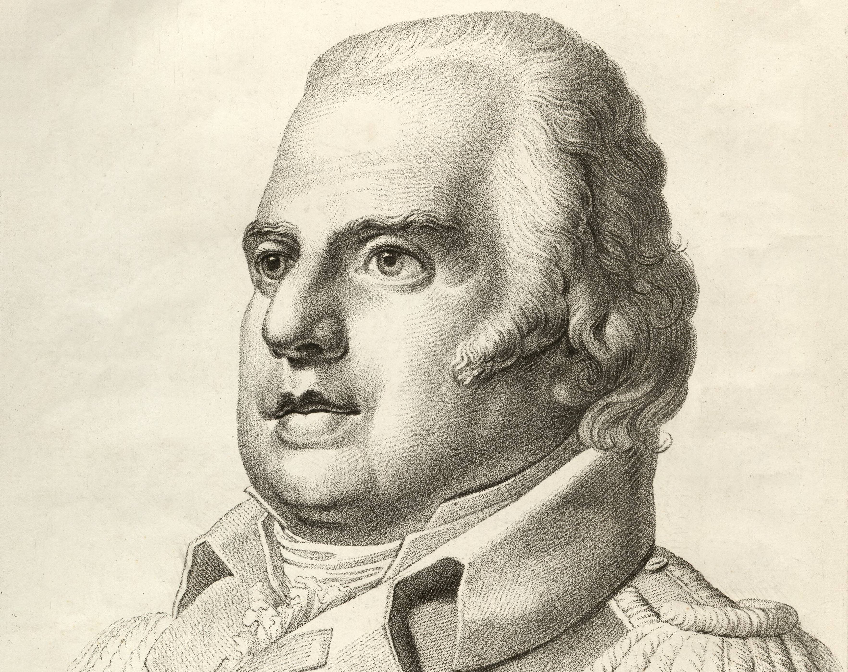Engraved Portrait Of Louis Xviii