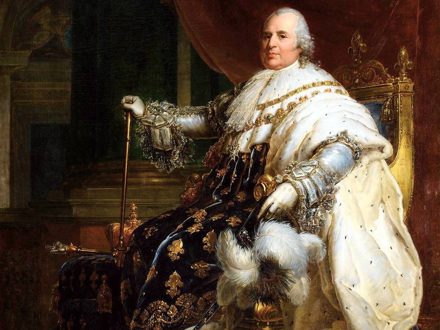 Louis XVIII of France in Coronation Robes