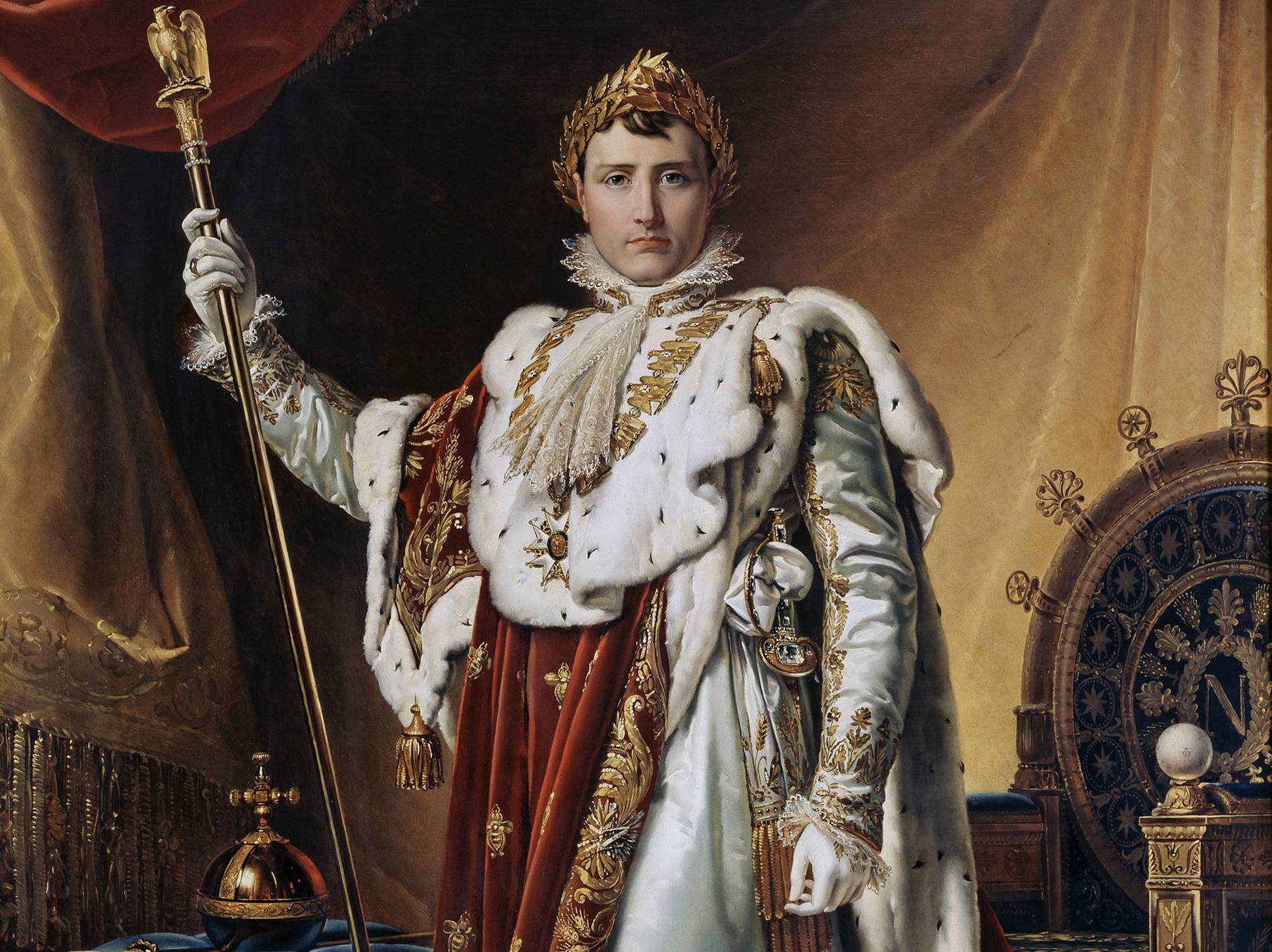 Napoleon In Coronation Robes By François Gérard
