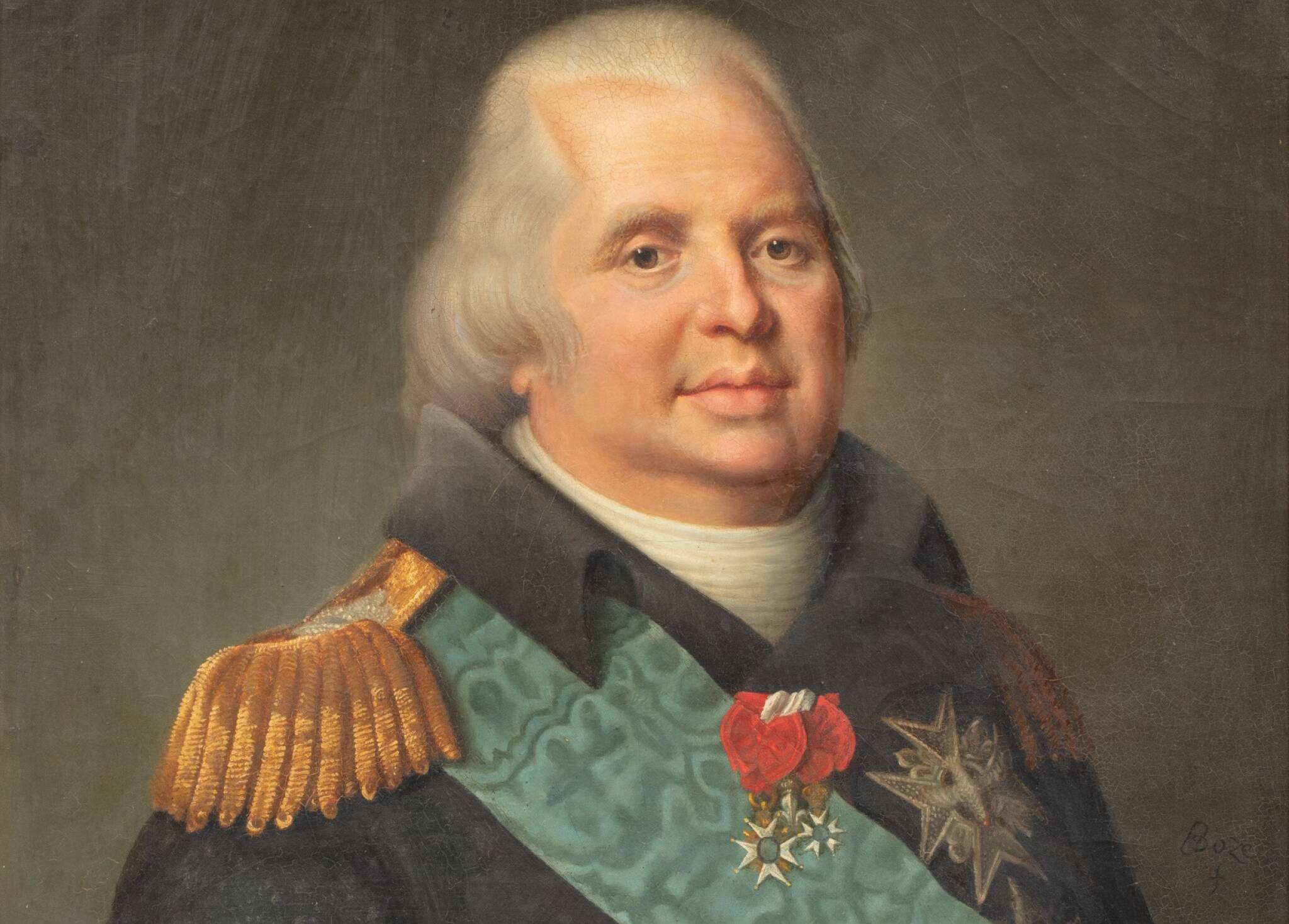Portrait Of Louis Xviii, King Of France