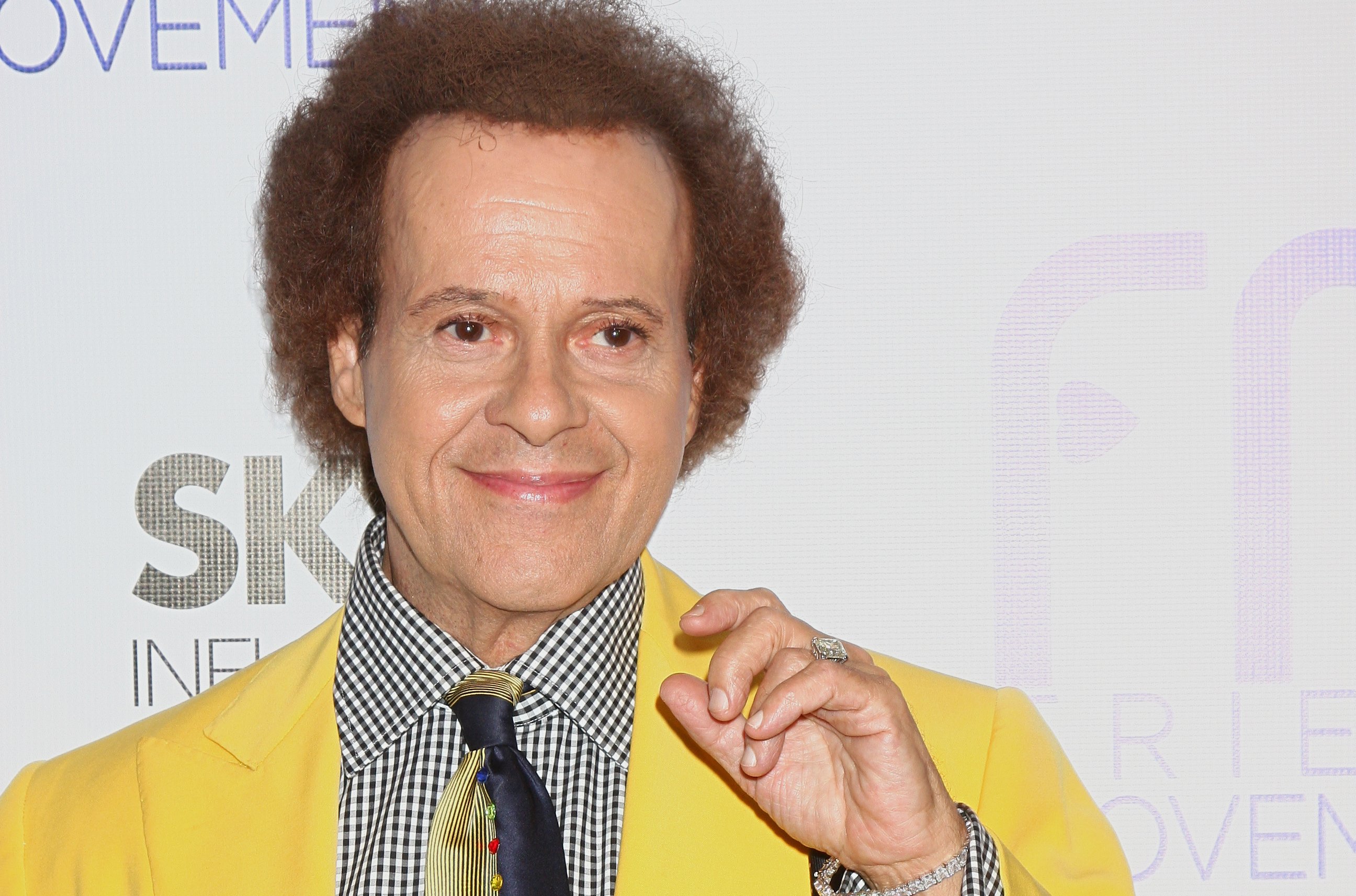 Richard Simmons arrives at the Friend Movement Anti-Bullying Benefit Concert