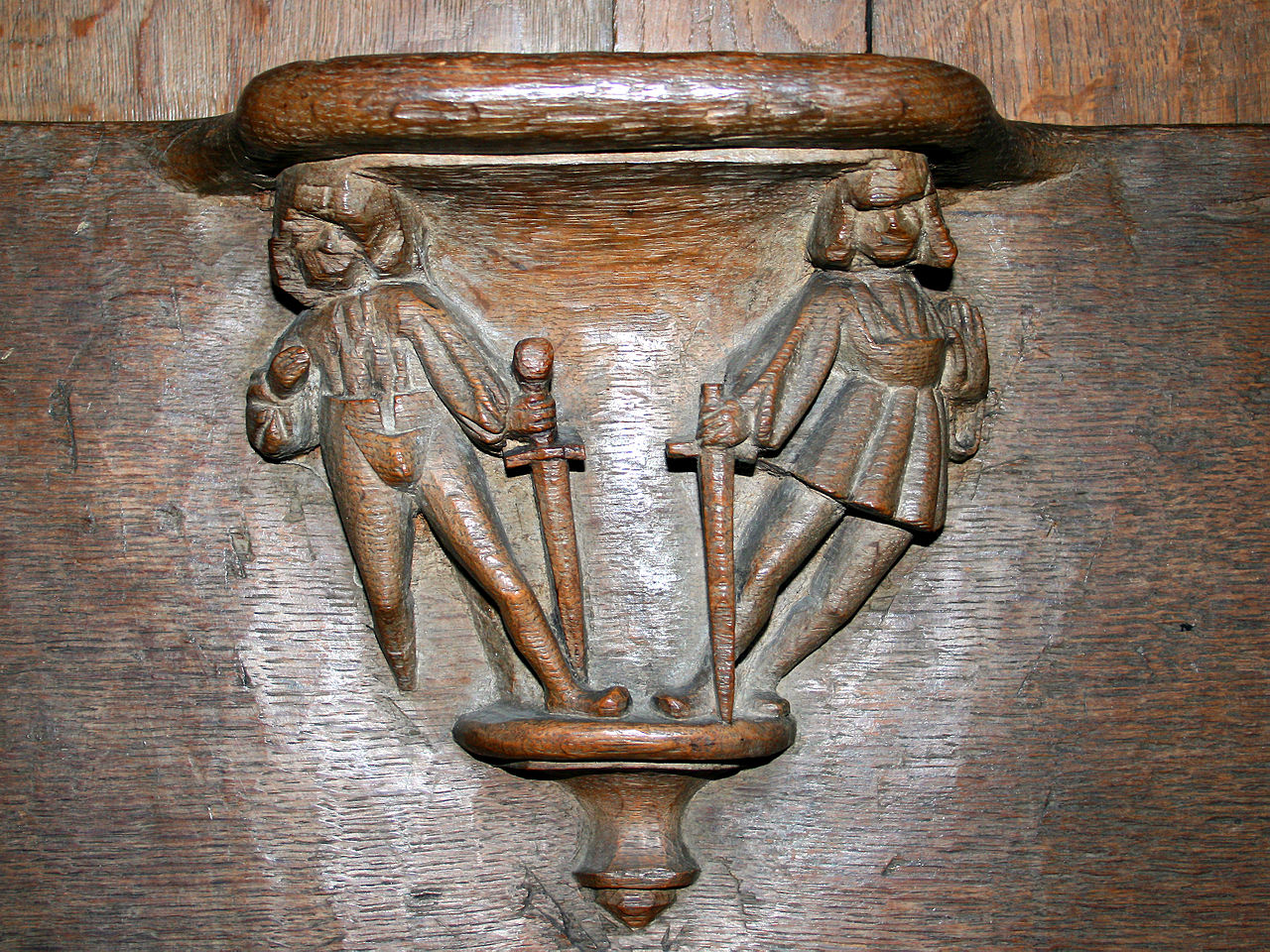 Mercy depicting two lansquenets