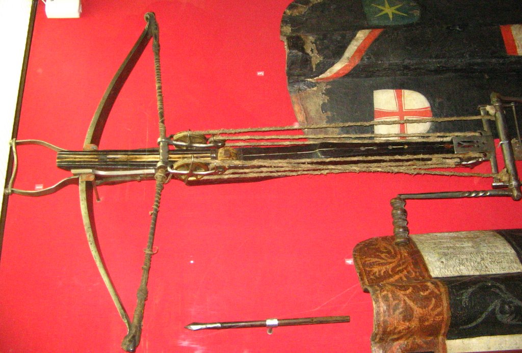 Heavy Crossbow displayed in a museum