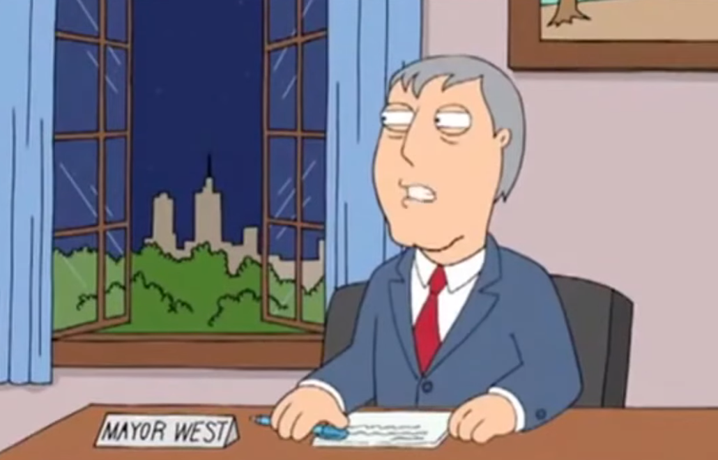 Screenshot from the TV show Family Guy 1999-
