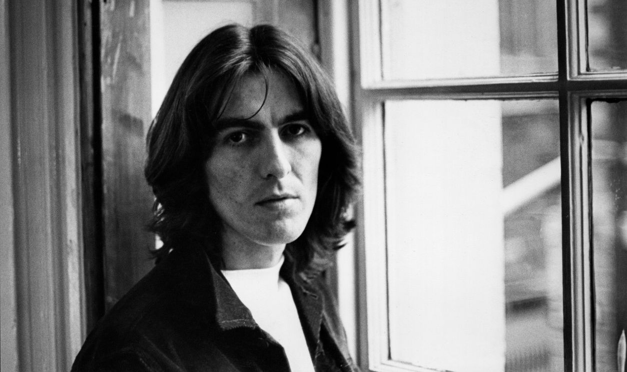 George Harrison George Harrison of The Beatles pop group pictured at the Apple Headquarters in London, 2nd January 1969.