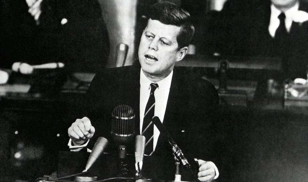 President Kennedy at the Joint Session of Congress