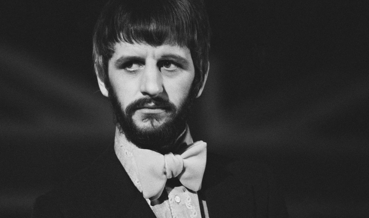Ringo Starr at the Talk of the Town Theatre Ringo Starr at the Talk of the Town Theatre in London during production of a promotional film for his debut solo album Sentimental Journey.