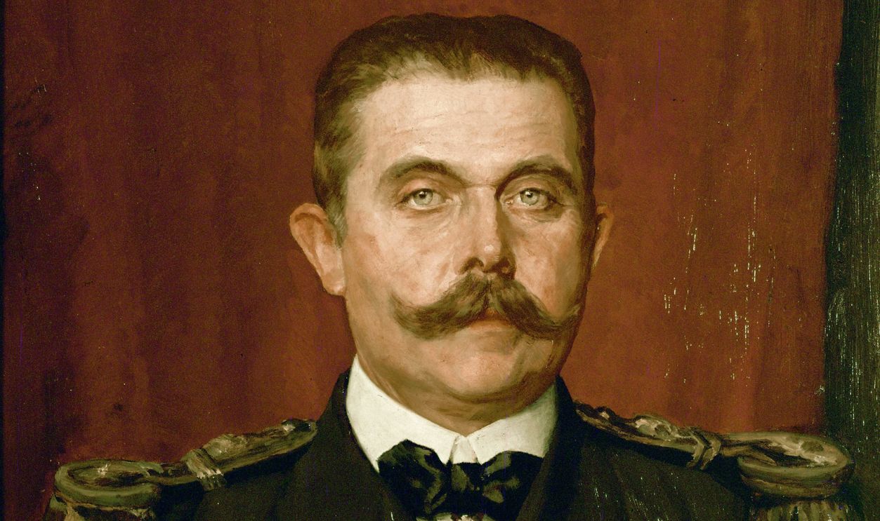 Archduke Franz Ferdinand in admiral's uniform AUSTRIA - JANUARY 01: Archduke Franz Ferdinand (1863-1914) in admiral's uniform. Around 1910. (Photo by Imagno/Getty Images) [Erzherzog Franz Ferdinand (1863-1914) in seiner Admiralsuniform. Um 1910]