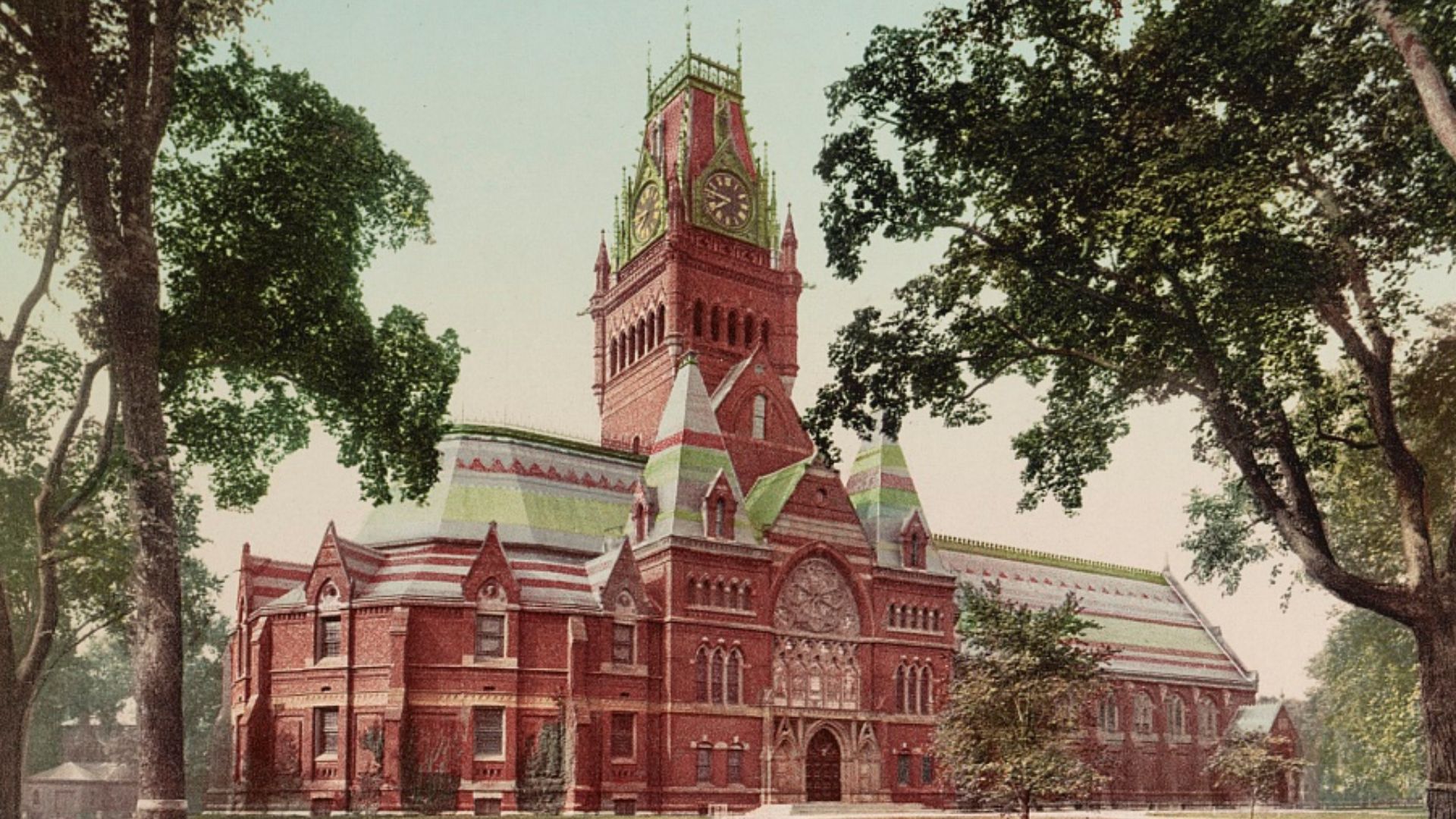 File:Tower with Clocks, Memorial Hall, Harvard University.jpg