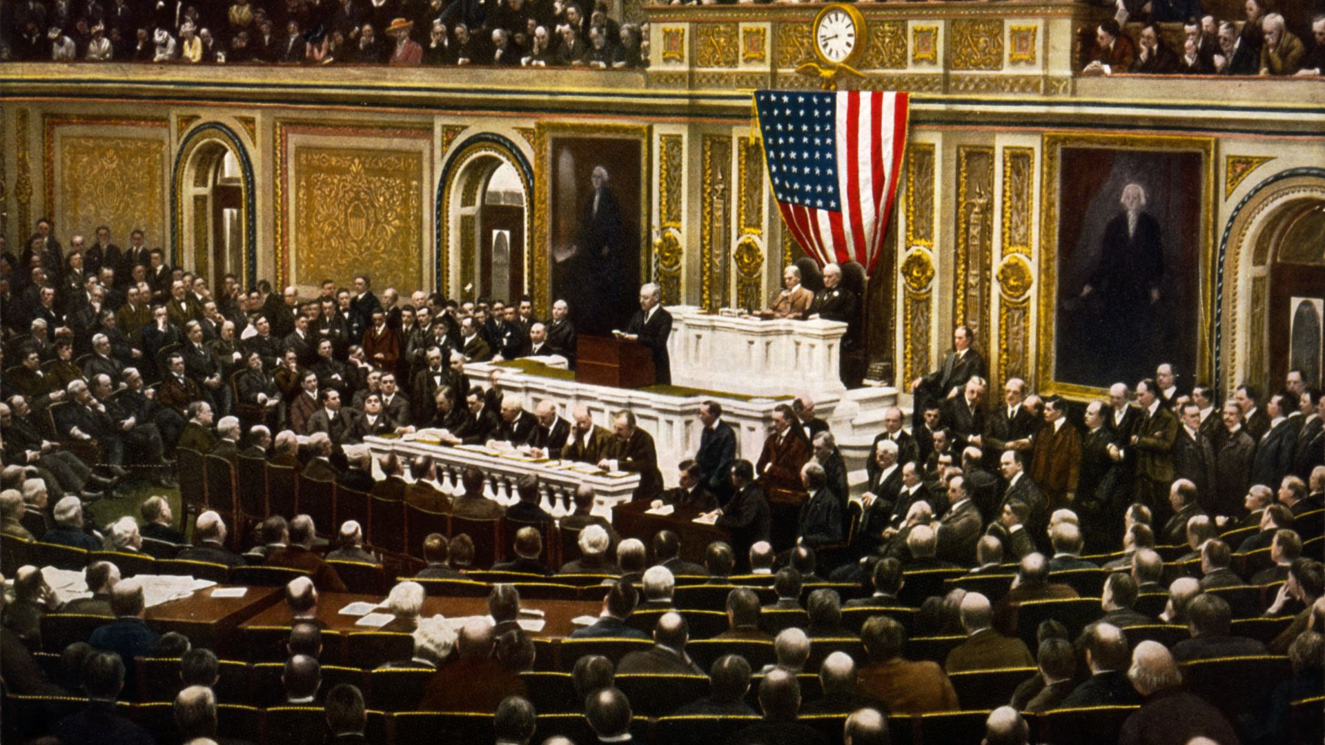 File:President Woodrow Wilson asking Congress to declare war on Germany, 2 April 1917.png