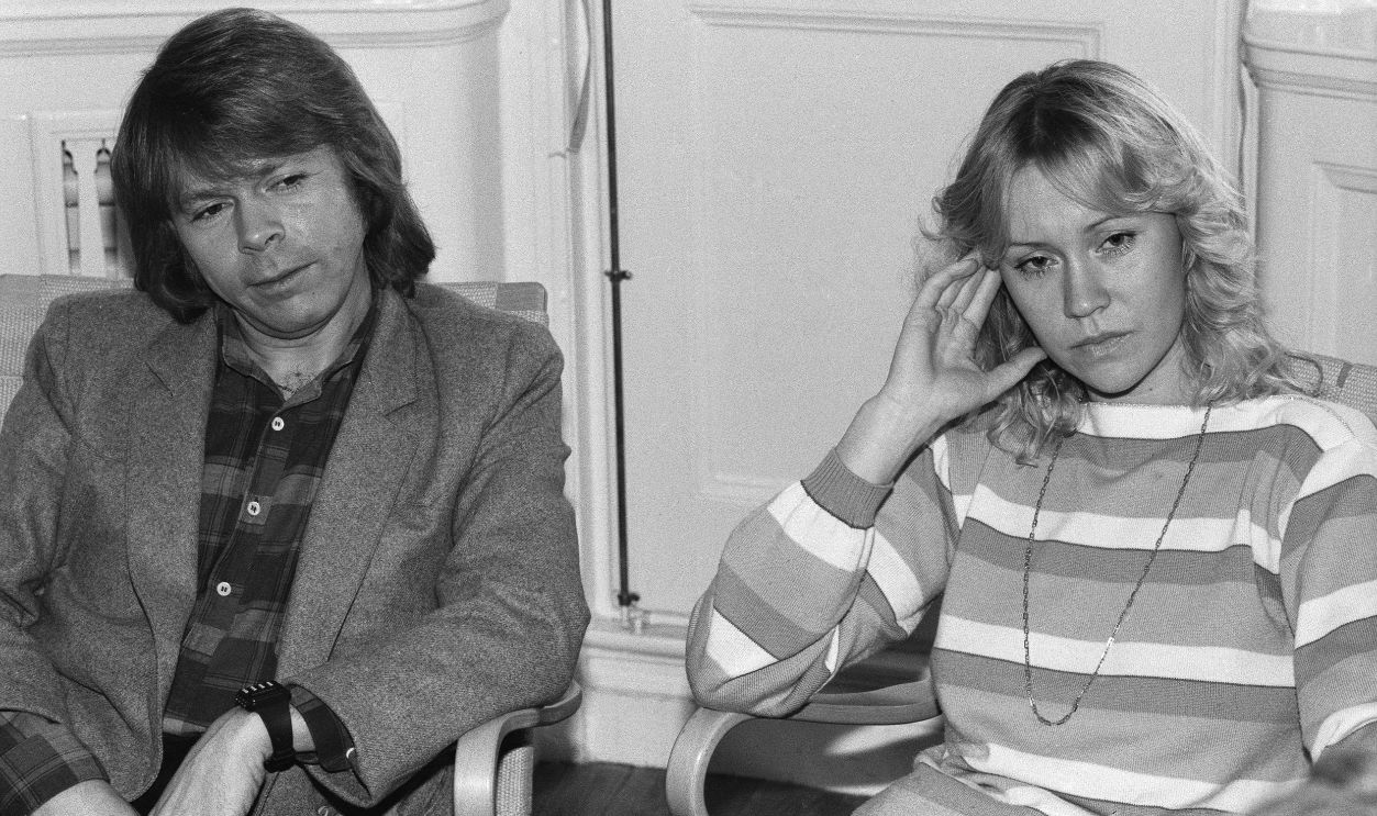 Abba In Sweden 1980 ABBA music group, pictured at their new headquarters in Stockholm, Sweden, Wednesday 26th November 1980, Agnetha Faltskog and Bjorn Ulvaeus.