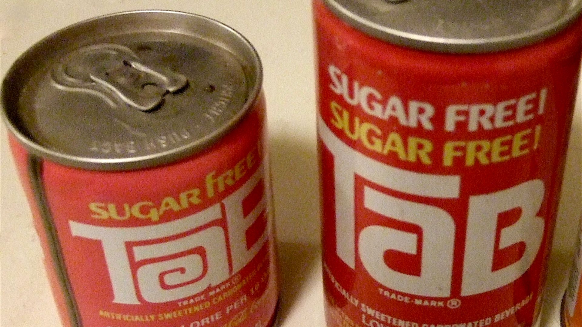 File:TaB cans from the 1970s.jpg