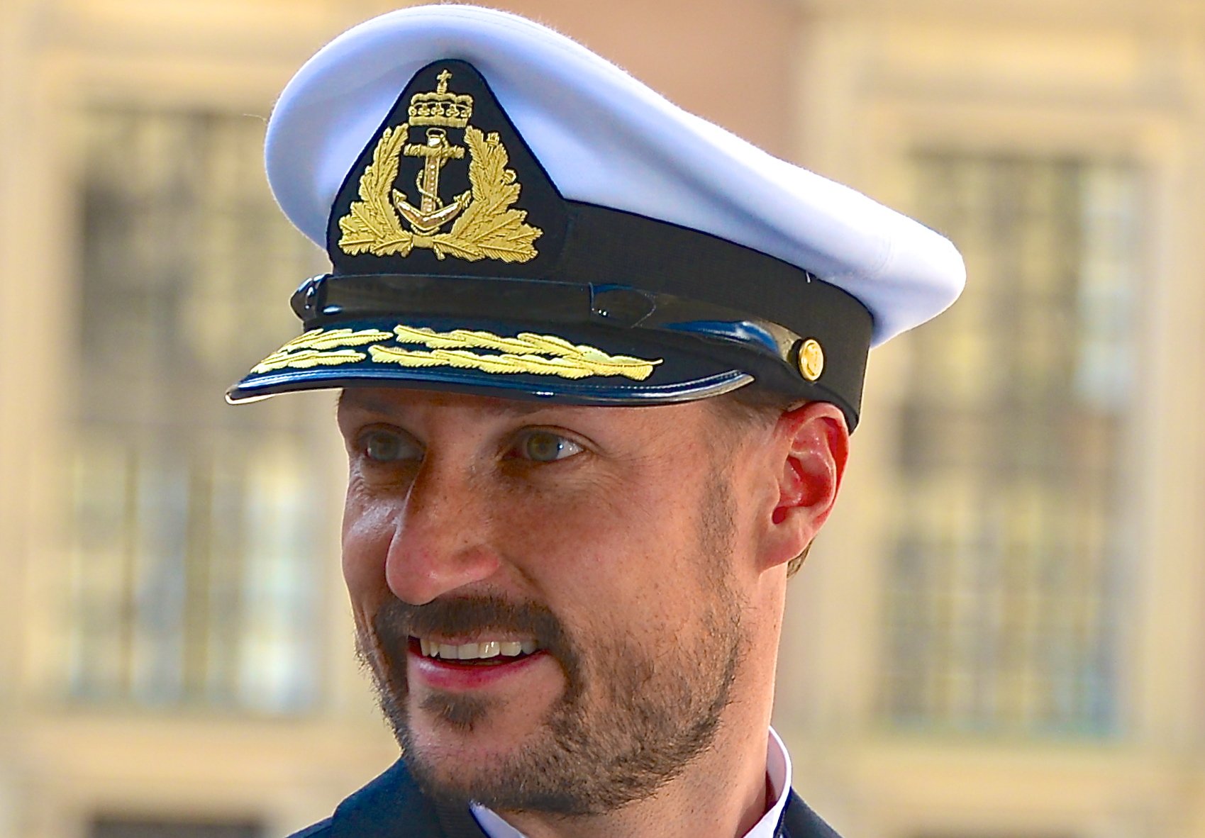 Haakon Magnus of Norway at the Royal Palace in Stockholm