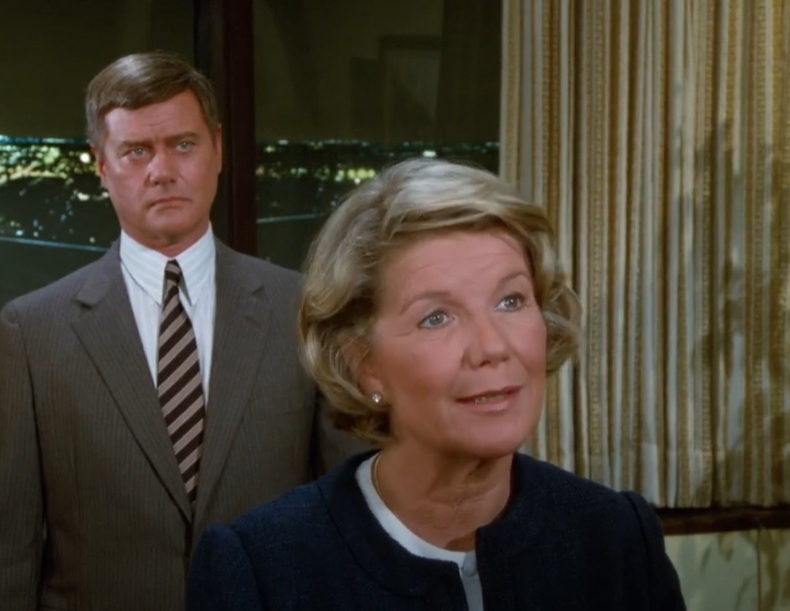 A visually captivating still taken from a pivotal moment in the television series Dallas (1978-1991)