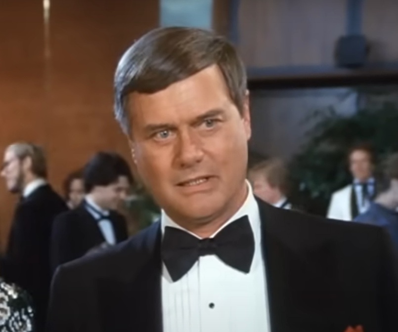 A visually captivating still taken from a pivotal moment in the television series Dallas (1978-1991)