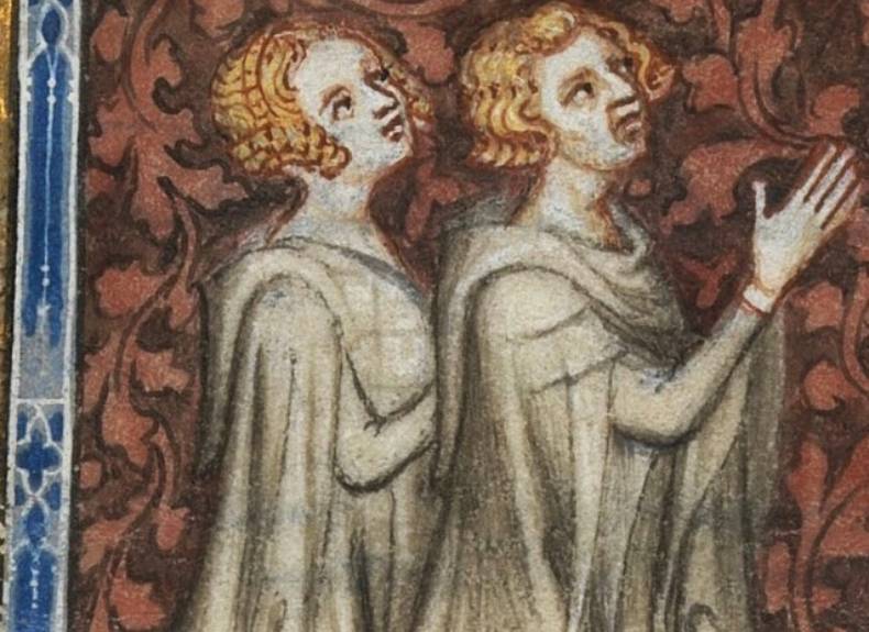 Bonne Of Luxembourg, With Her Husband John II of France