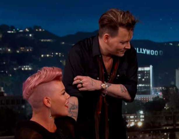 Pink , Johnny Depp
