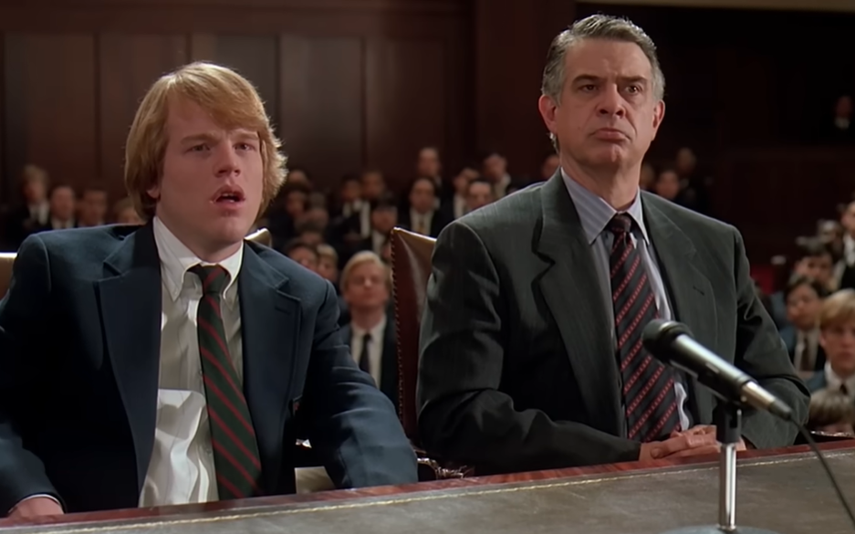 Screenshot from the movie Scent of a Woman (1992)