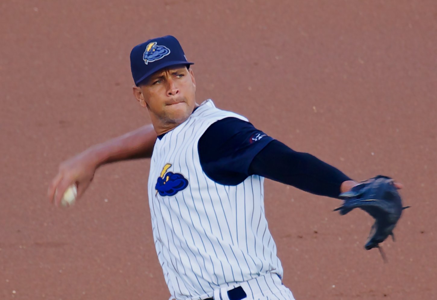 Alex Rodriguez as a member of the Trenton Thunder (Triple-A)