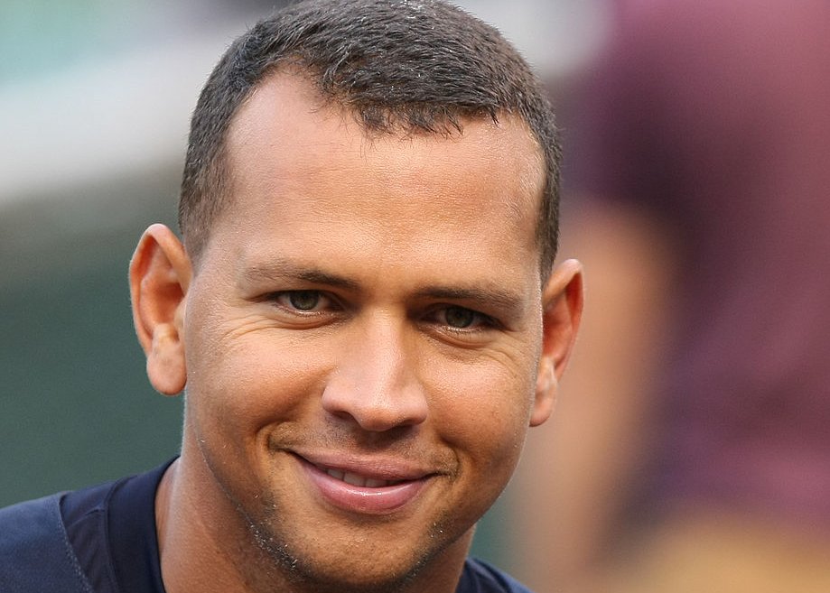 Alex Rodriguez smiling at the camera
