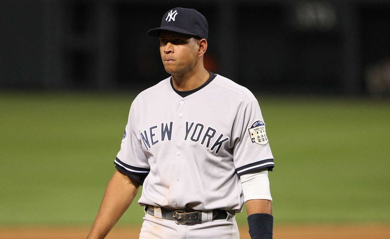 Alex Rodriguez at third base for the New York Yankees