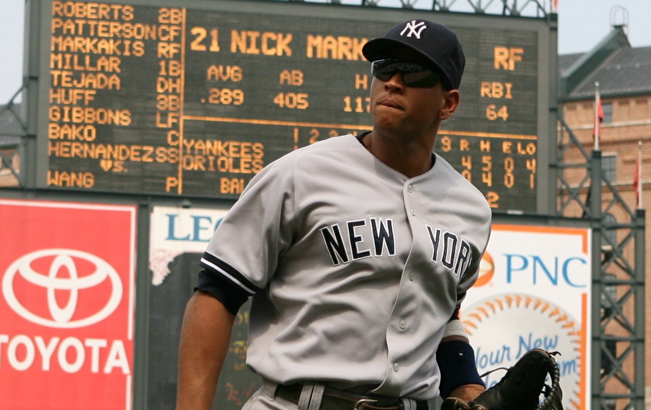 Alex Rodriguez  at the game