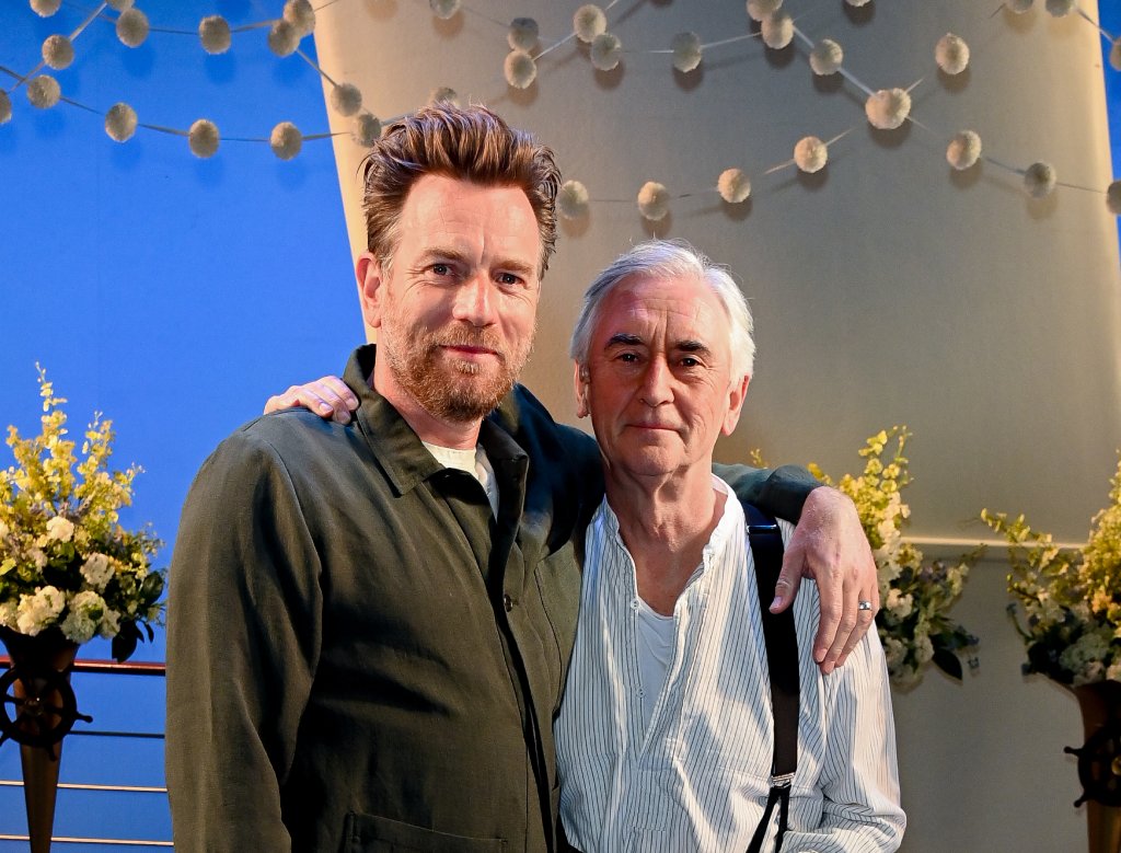 Ewan McGregor and Denis Lawson attend the press night performance of "Anything Goes"
