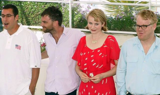 Sandler, Anderson, Watson, Hoffman at Cannes 2002