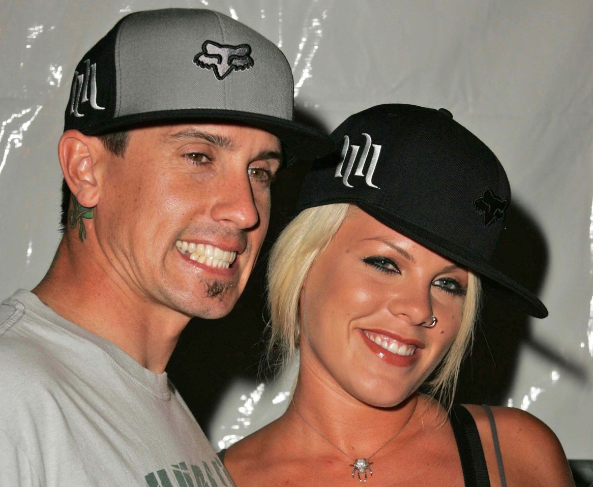 Pink and Carey Hart at Saturn's X-Games 12 Party