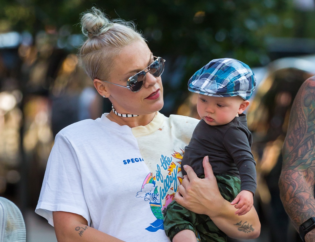 Pink with daughter Willow