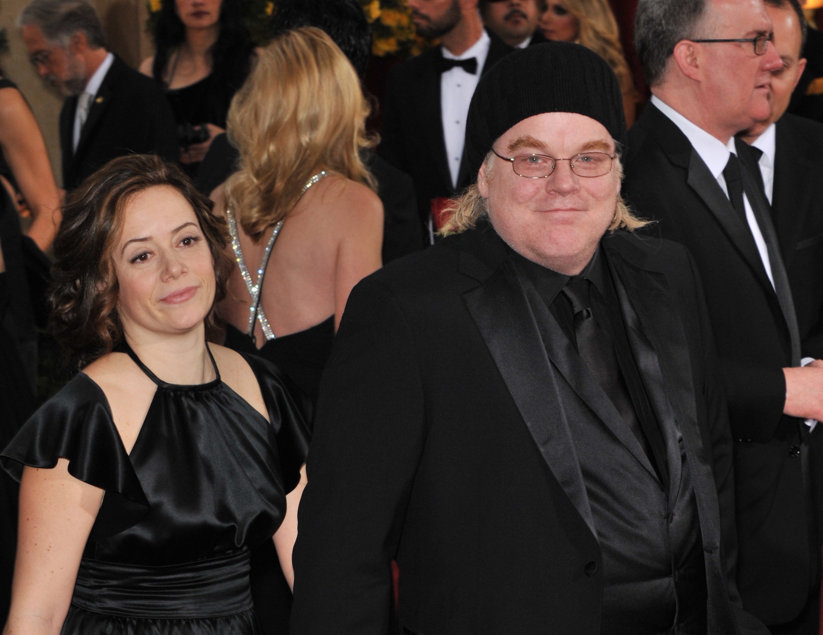 Philip Seymour Hoffman and his wife