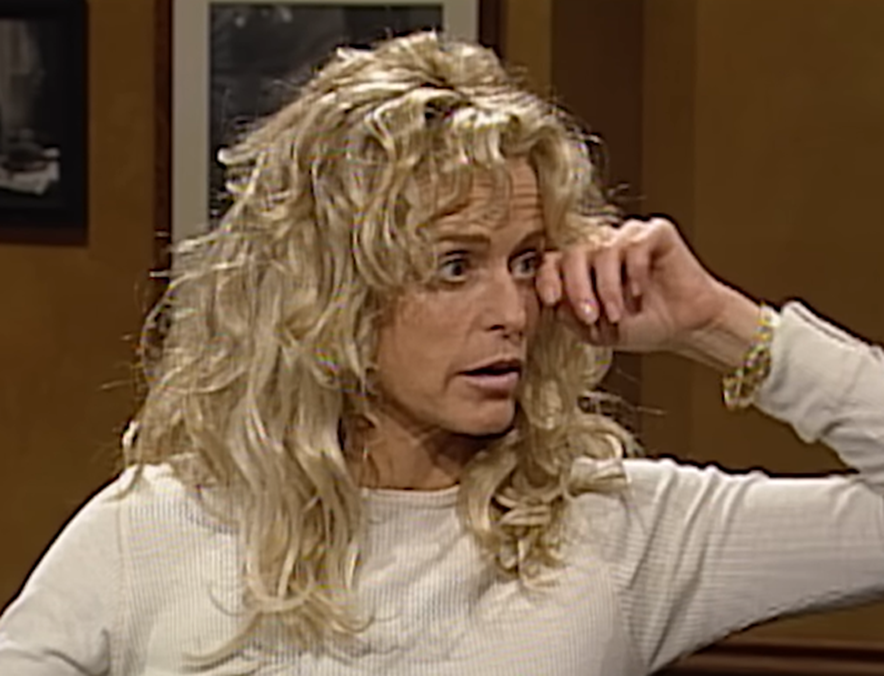 Screenshot of Farrah Fawcett from - Farrah Fawcett's Iconic Swimsuit Poster-Late Night with Conan O’Brien