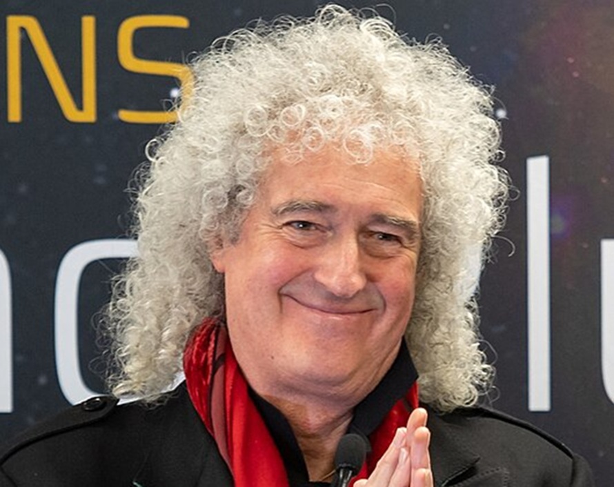 Brian May, lead guitarist of the rock band Queen - 2018