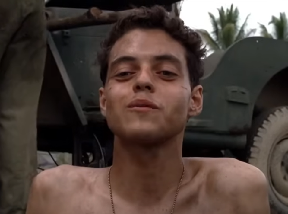 Screenshot of Rami Malek from the movie - The Pacific (2010)