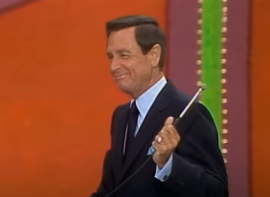 Screenshot of Bob Barker from - The Price Is Right with Bob Barker FULL EPISODE September 13, 1982, 9/13/82, #4581D