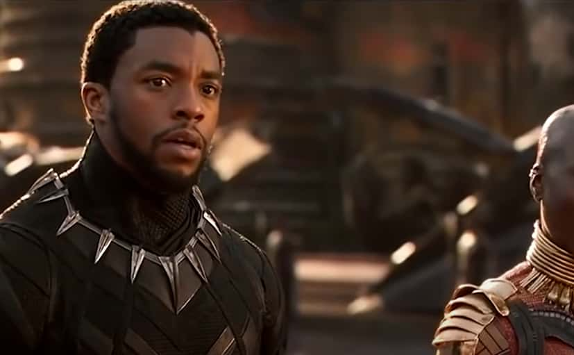 Screenshot from the movie Black Panther (2018)
