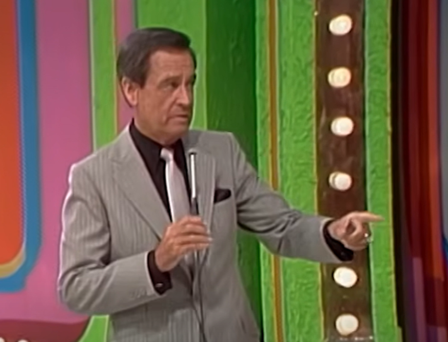 Screenshot of Bob Barker from - The Price Is Right with Bob Barker FULL EPISODE September 13, 1982, 9/13/82, #4581D