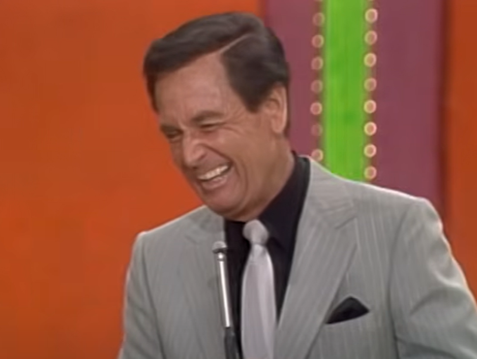 Screenshot of Bob Barker from - The Price Is Right with Bob Barker FULL EPISODE September 23, 1982 , 9/23/82 , 4594D