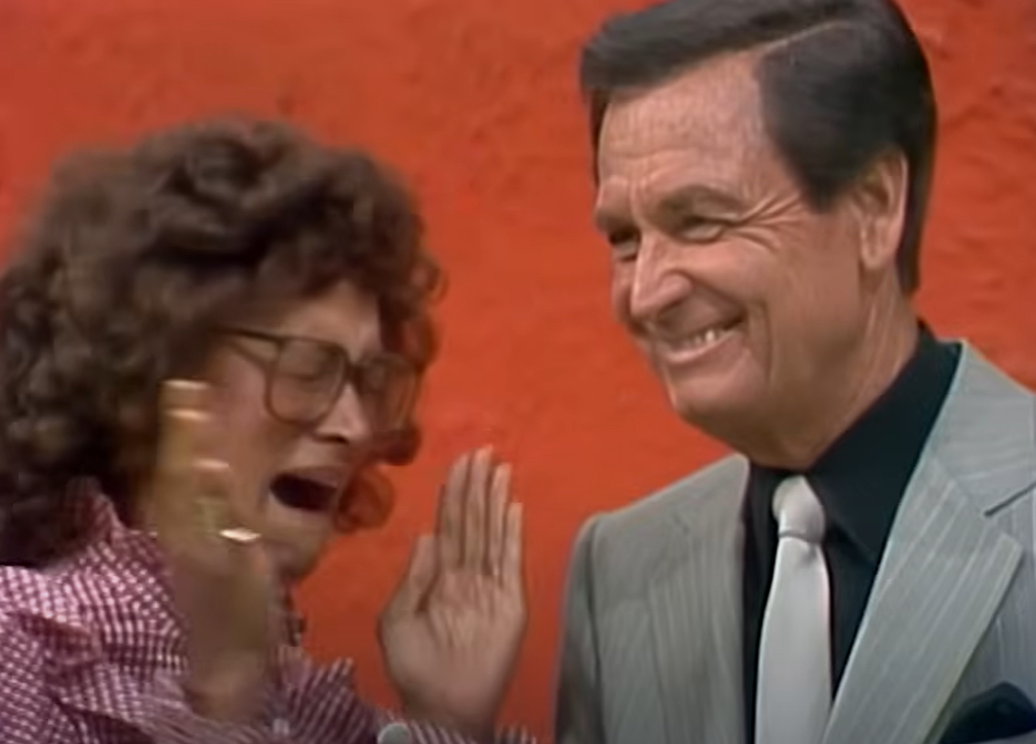 Screenshot of Bob Barker from - The Price Is Right with Bob Barker FULL EPISODE September 23, 1982 , 9/23/82 , 4594D